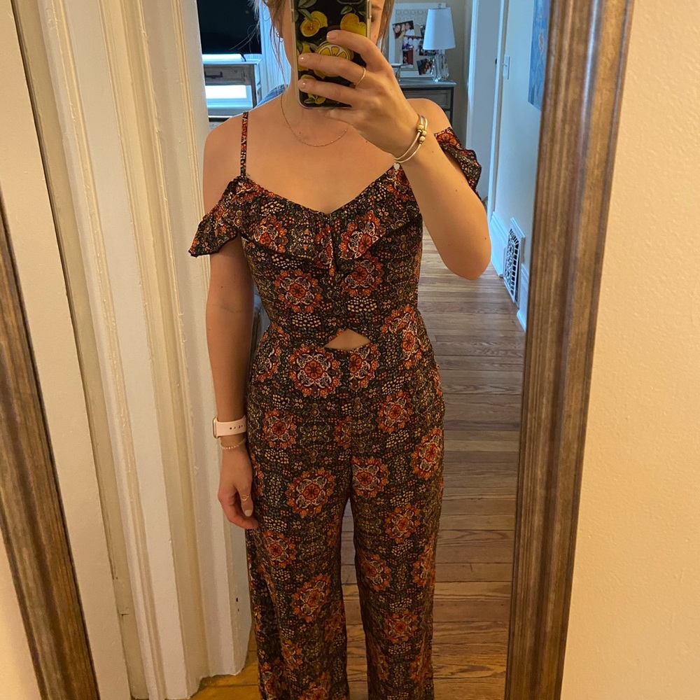 Printed Jumpsuit with pockets